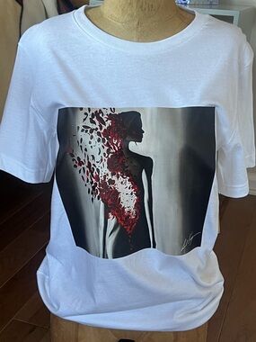 Great unique art print on tshirt